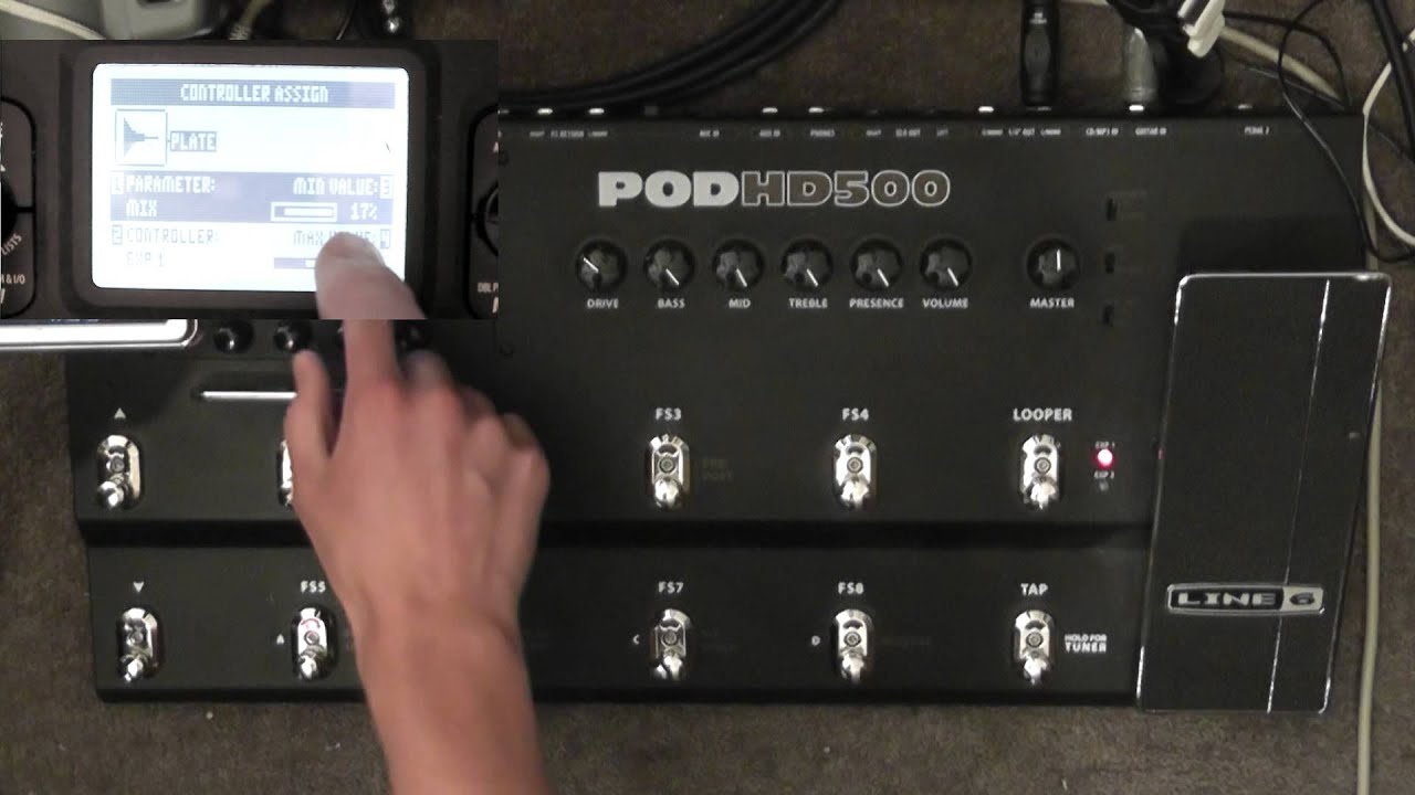 Tutorial for line 6 pod hd500x patches